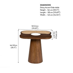 Accent Cane Side table