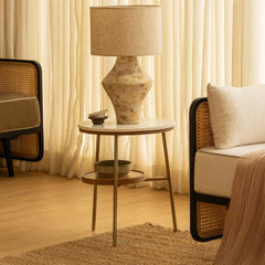 Marble Round Coffee Table