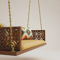Solid Wooden Walnut Swing