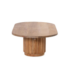 Tatvaacasa Modern Coffee Table Solid Wood