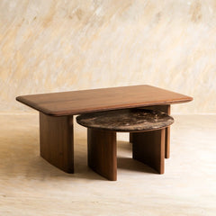 Tatvaacasa Nested Coffee Table Set of 2