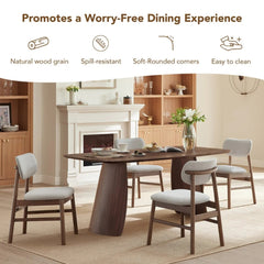 Tatvaacasa Premium Wooden Dining Table for Dining Room