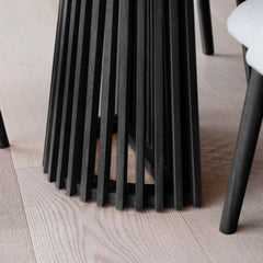 Black Oval Dining Table