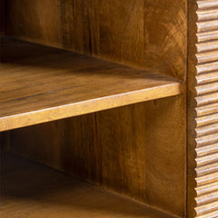 Tatvaacasa Mango Wood TV Unit with Cabinet