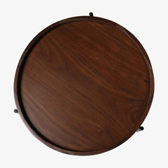 Modern Coffee Table with Metal Legs Nesting Table
