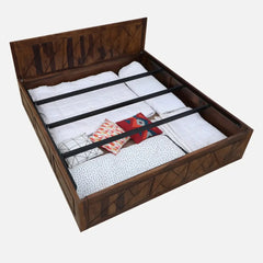 Solid Wood Storage Beds