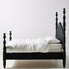 Mango Wood Four-Poster Bed
