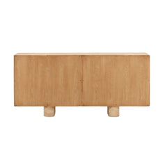 Tatvaacasa Natural Wood Sideboard