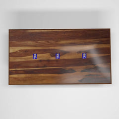 Tatvaacasa Solid Sheesham Wood Dining Table with Classic Border Design