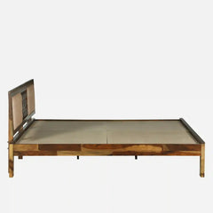 Sheesham Wood King Size Bed Without Storage