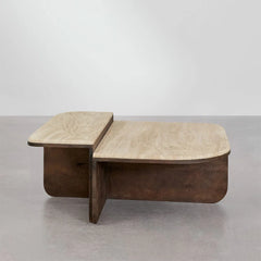 Tatvaacasa Natural Stone Coffee Table