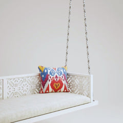 Solid Wooden White Swing