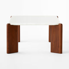 Tatvaacasa Marble Top Coffee Table