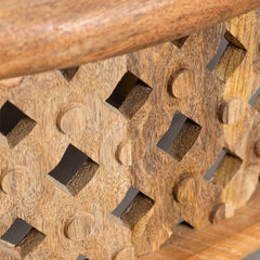 Tatvaacasa Carved Wood Coffee Table (Wood)