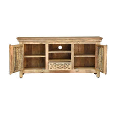 HandCarving 2 Door TV Cabinet