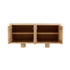 Tatvaacasa Natural Wood Sideboard
