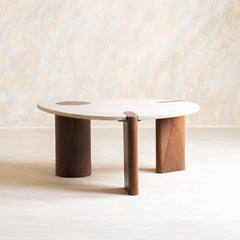 Tatvaacasa Modern Wooden Coffee Table