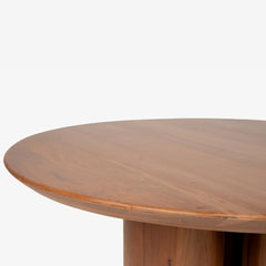 Honey Finish Wooden Round Coffee Table