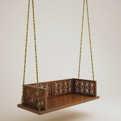 Solid Wooden Walnut Swing