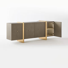 Tatvaacasa Gold Console Table