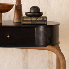 Black Modern Console Table