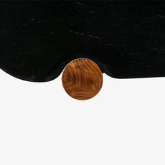 Noto Marble-Top Wooden Coffee Table