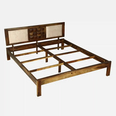 Sheesham Wood King Size Bed Without Storage