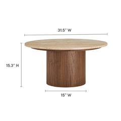 Tatvaacasa Coffee Table in Walnut Natural