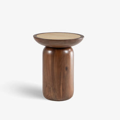 Wooden Round Side Table
