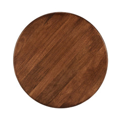 Tatvaacasa Round 34" Coffee Table in Walnut
