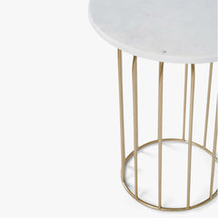 Marble Top Side Table