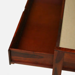 Solid Wood King Size Bed With Storage Drawers
