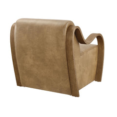 Tatvaacasa Modern Leather Accent Armchair