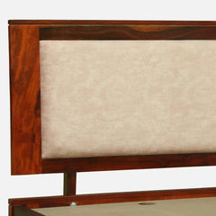 Solid Wood Queen Size Bed Without Storage
