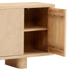 Tatvaacasa Natural Wood Sideboard