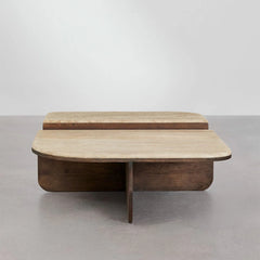 Tatvaacasa Natural Stone Coffee Table