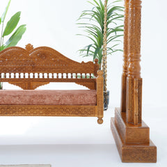 Mango Wood Heavy Carving Swing