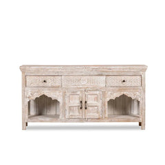 Carved Wooden Console Table