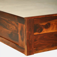 Sheesham Wood King Size Bed With Box Storage
