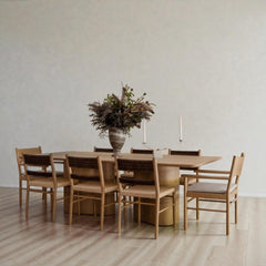 Natural Wooden Dining Table