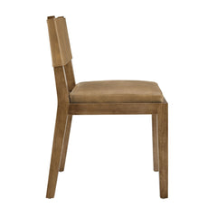 Tatvaacasa Leather Dining Side Chair