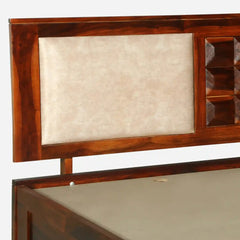 Sheesham Wood King Size Bed With Box Storage