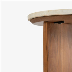 Marble Side Table for Living Room