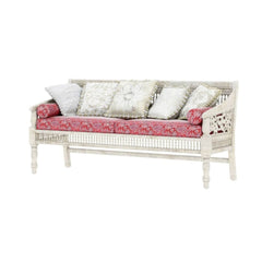 Solid Wood Hand Carved 4 Piece Living Sofa Set