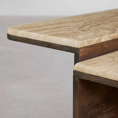 Tatvaacasa Natural Stone Coffee Table