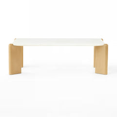 Tatvaacasa Marble Top Coffee Table