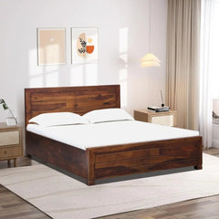 Indian Sheesham Wood Storage Beds