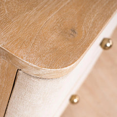 Modern Mango Wooden Natural Bedside Table
