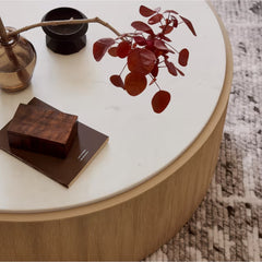 Round Marble Top Coffee Table