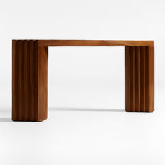 Modern Natural Wooden Console Table